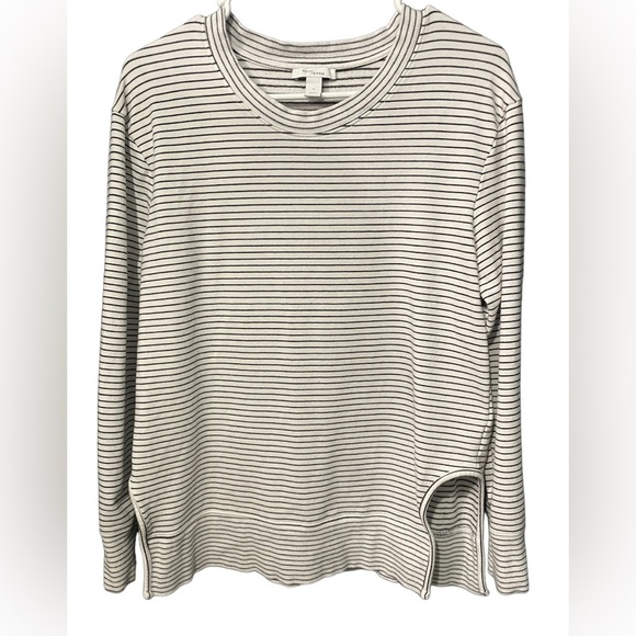 Daily Ritual Women's Long-Sleeve Crewneck Sweatshirt with Side Cutouts size M - Picture 2 of 12